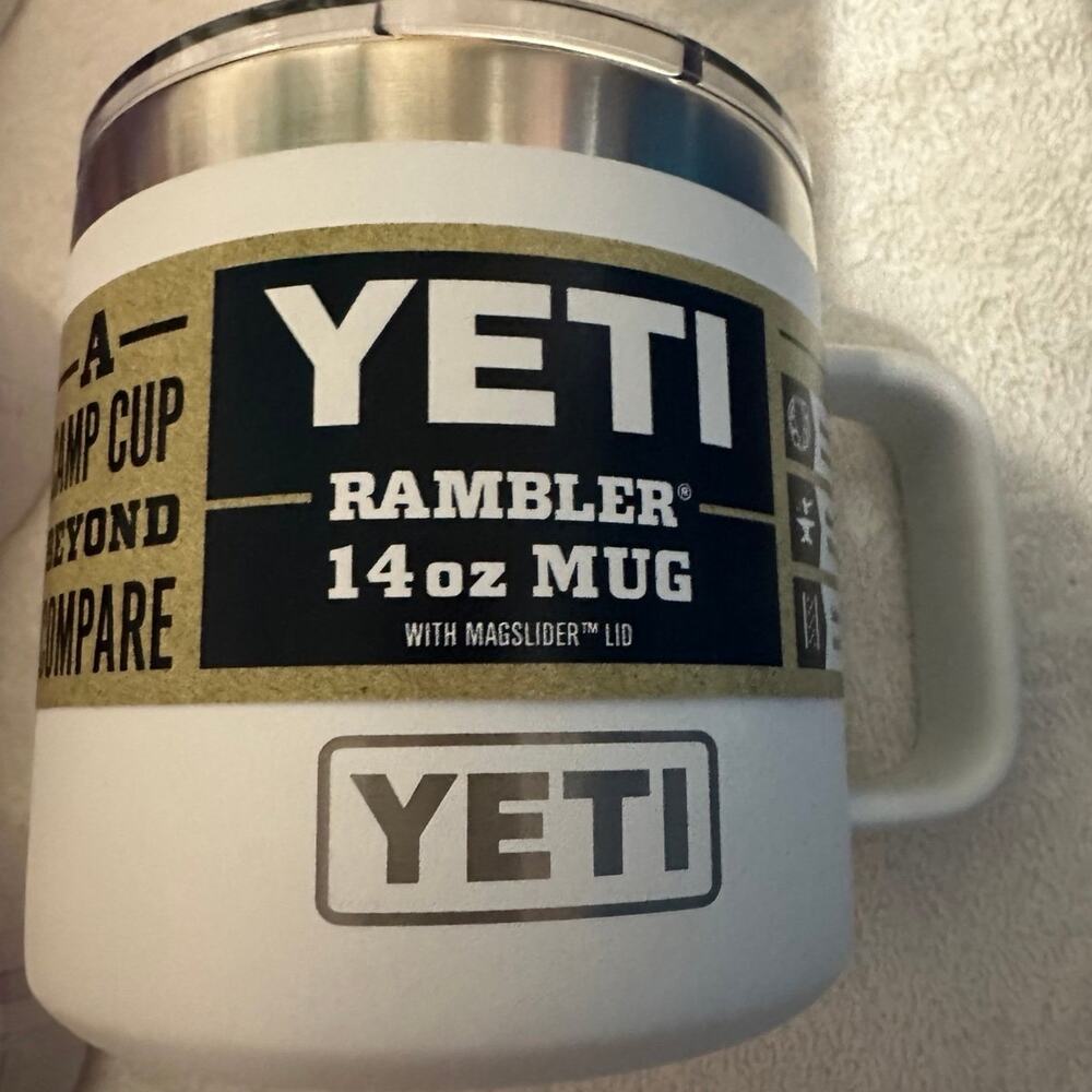 Yeti rambler‎ 14oz mug white